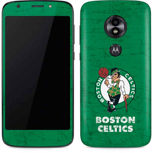 NBA Boston Celtics Green Primary Logo Moto E5 Play Skin